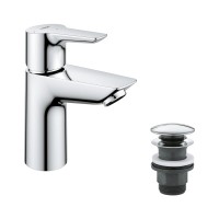 Grohe QuickFix Armatura za umivalnik enoročna mešalna Start Alira krom S