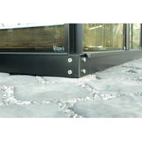 Jekleni temelj Vitavia 6500 Črn 6 cm z vijaki in zaponkami