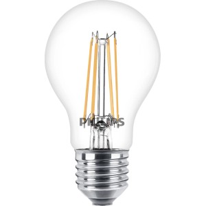 Philips LED sijalka v obliki žarnice E27/7 W 806 lm Topla bela svetloba prozorna