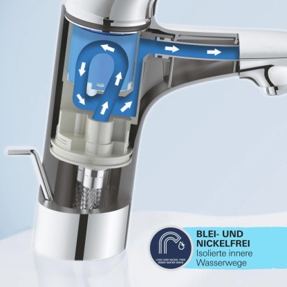 Grohe QuickFix Armatura za umivalnik enoročna mešalna Start S črna