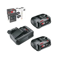 Bosch Začetni komplet z 2 x 2,5 Ah akumulatorjema s polnilnikom AL 18 V-44