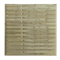 Ograjni element za pletene ograje zelen tlačno impregniran 180 cm x 180 cm