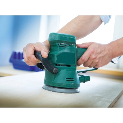 LUX-TOOLS Brusni nastavek za eksc. brusilnik Classic Ø 115 mm granul. 80 z luknj