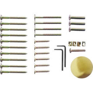 Namestitveni komplet za vrtno mizo Chelsea FSC® ovalna in druge