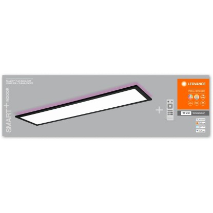 Ledvance Stropna LED-svetilka Planon Plus daljinsko upravljanje črna 100 x 25 cm