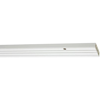 Gardinia Tračno vodilo za zavese 3-kanalna GE3 Bela 150 cm
