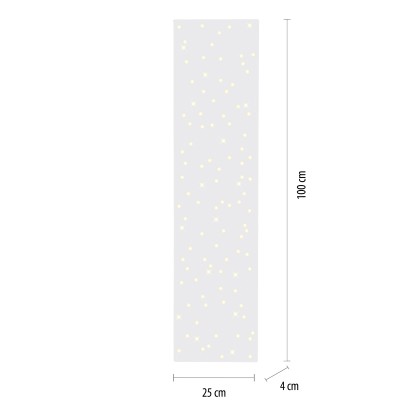 LED stropna svetilka Sparkle Zvezdnato nebo 100 cm x 25 cm, 2700 - 5000 K