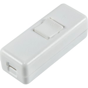 OBI Vmesno vrvično stikalo Belo 10 A