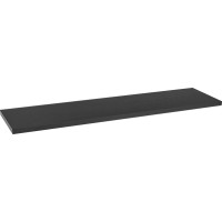 Stenska polica iz MDF Oldham 1,8 cm x 80 cm x 20 cm črn hrast