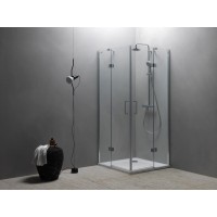 Kolpa san Kotna tuš kabina Atlas TKK 90/K 90 cm x 200 cm srebrni profili