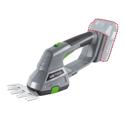 LUX-TOOLS Akumulatorske škarje za travo in grmičke 1 PowerSystem A-GS-20/20