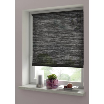 Gardinia EasyFix rolo Natur 100 cm x 150 cm črna in bela