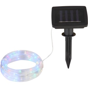 Globo Solar Svetlobna LED-veriga črna 50x LED dolžine 490 cm