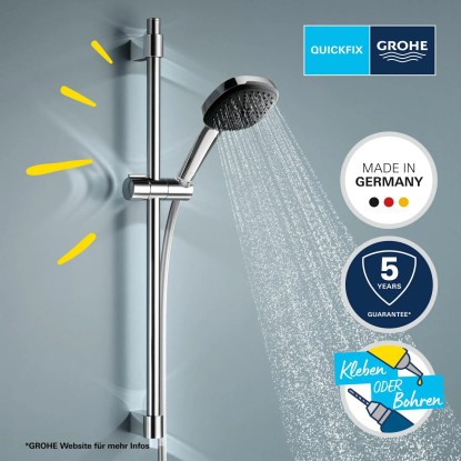 Grohe Garnitura za prho Vitalio Comfort 110 krom z 2 vrstama curka Quickfix