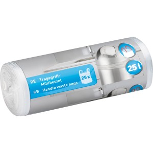 Vrečka za odpadke 25 l z ročajem 25 kosov
