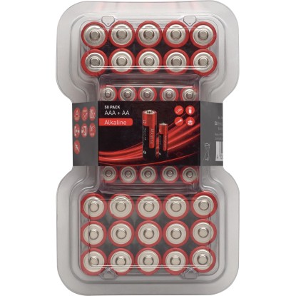OBI Alkalne baterije AAA + AA 50 kosov