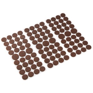 CLS Komplet klobučevinastih drsnikov 105-delni rjave barve