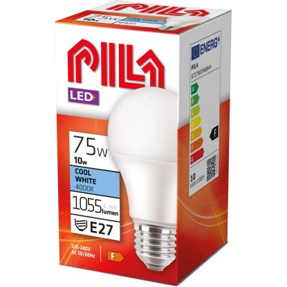Pila LED sijalka A60 10 W - 75 W 840 E27 1055 lm hladno bela