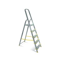 Alve Enostranska aluminijasta lestev 1 x 5 stopnic do 150 kg