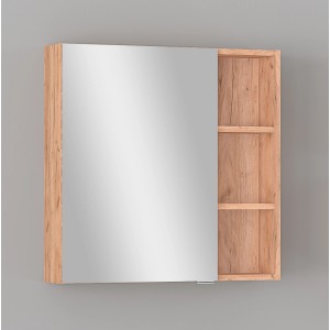 Astor Omarica z ogledalom Sven s policami svetli hrast FSC®