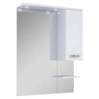 Maximus Ogledalo Eve 80 cm z LED svetlobnim panelom belo