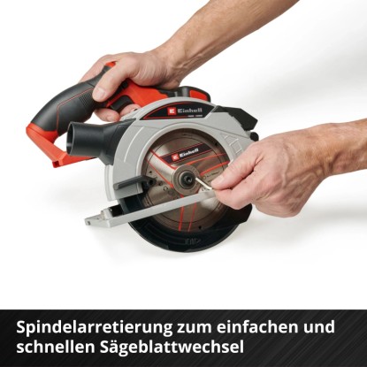 Einhell Power x-Change baterijska ročna krožna žaga TE-CS 18/165 Li Solo