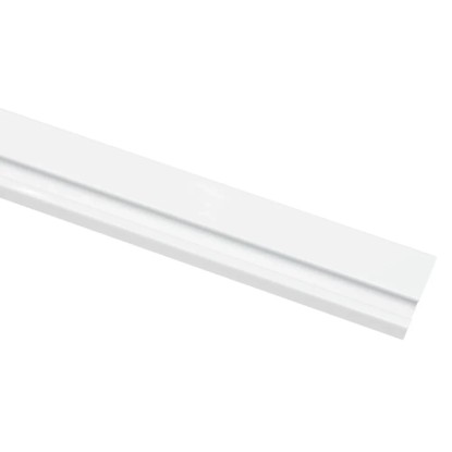 Gardinia Aluminijasto vodilo za zavese, 1-kanalno, belo, 150 cm