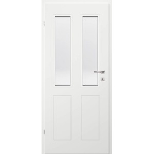Classen Notranja vrata Imperia m.2 steklo belo lakirana leva 850 mm x 2000 mm