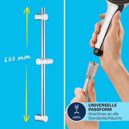 Grohe Komplet nosilcev za prho Vitalio Start 110 Duo Krom 2 vrsti toka