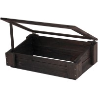 Topla greda za visoko gredo antracitna 74 cm x 44 cm FSC