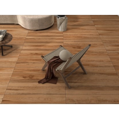 Eco Cerram Talna ploščica Kauri Brown 20 cm x 120 cm