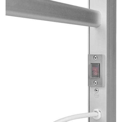 Električni grelnik brisač Olpe 150 W srebrne barve 95 x 53 cm