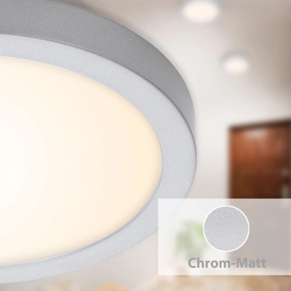 Briloner LED stropna in stenska svetilka Fire mat kromirana 3,2 cm x 30 cm