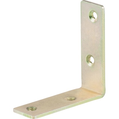 Vezni kotnik rumen pocinkan 50 mm x 50 mm x 15 mm