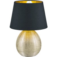 Trio Namizna svetilka Luxor H: 35 cm črno-zlata