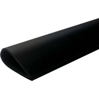 Arcansas Vpenjalni profil 15 mm x 7 mm x 1.000 mm PVC mat črn