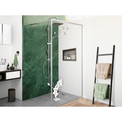 baliv Garnitura za zgornjo prho KBS-21-30 Kromirana