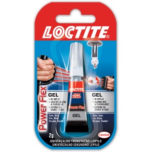 Loctite Sekundno lepilo Super Bond Power Flex gel 2 g