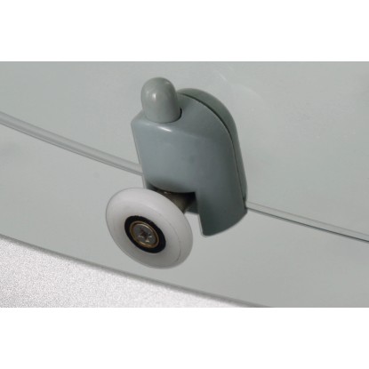 Enojno kolesce za kabine za prhanje 4 v kompletu Debelina stekla 4–5 mm