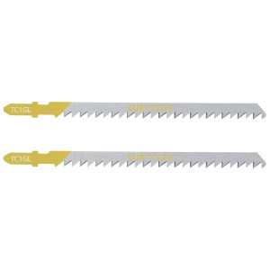 LUX-TOOLS Listi za vbodno žago za les dolgi konično brušeni T-držalo 2 kosa