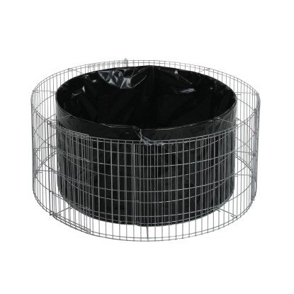 Bellissa Gabione visoka greda Okrogla Ø 92 cm/Ø 72 cm x 40 cm