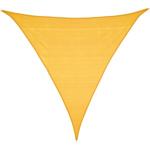 Sončno jadro Sun City trikotno HDPE 360 x 360 x 360 cm gorčično rumene barve