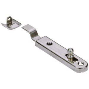 Pohištveni zapah upognjeni 50 mm ponikljan 2 kosa