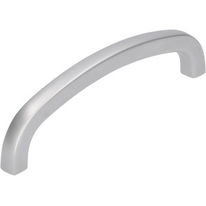 Siro Ročaj za pohištvo kovinski mat kromiran razmak med luknjami 96 mm