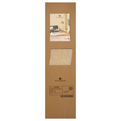 Akustični panel MDF hrast/bež recikliran filc 249 x 3 x 68 cm
