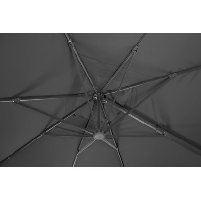 Schneider Konzolni senčnik Rhodos Grande 400 cm x 300 cm antraciten z ročico
