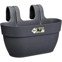 Elho Cvetlično korito Vibia Campana M 36 cm x 24 cm x 26 cm antracit