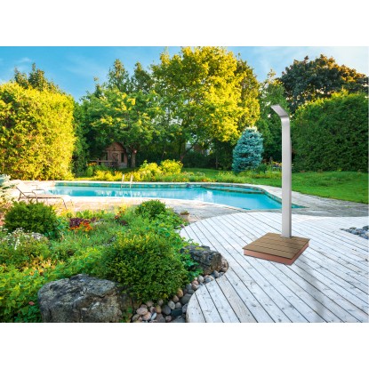 Zunanji panel s prho Nerjavno jeklo V: 224 cm