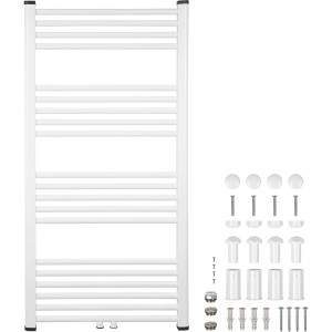 Vodni kopalniški radiator Koblenz 60 x 120 cm bel