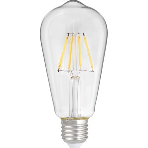 LED-žarnica z nitko ST64 E27/3,7 W (470 lm) Topla bela svetloba ER: A++